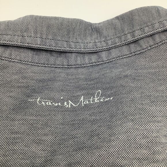 Travis Mathew‎ Mens Short Sleeve Pima Cotton Blend Golf Polo Gray Size Large - Picture 6 of 8